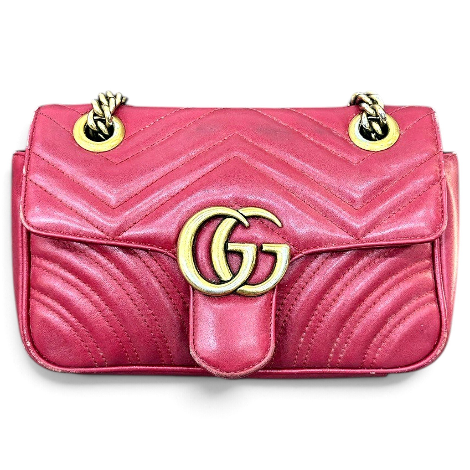 GG Marmont Flap leather handbag