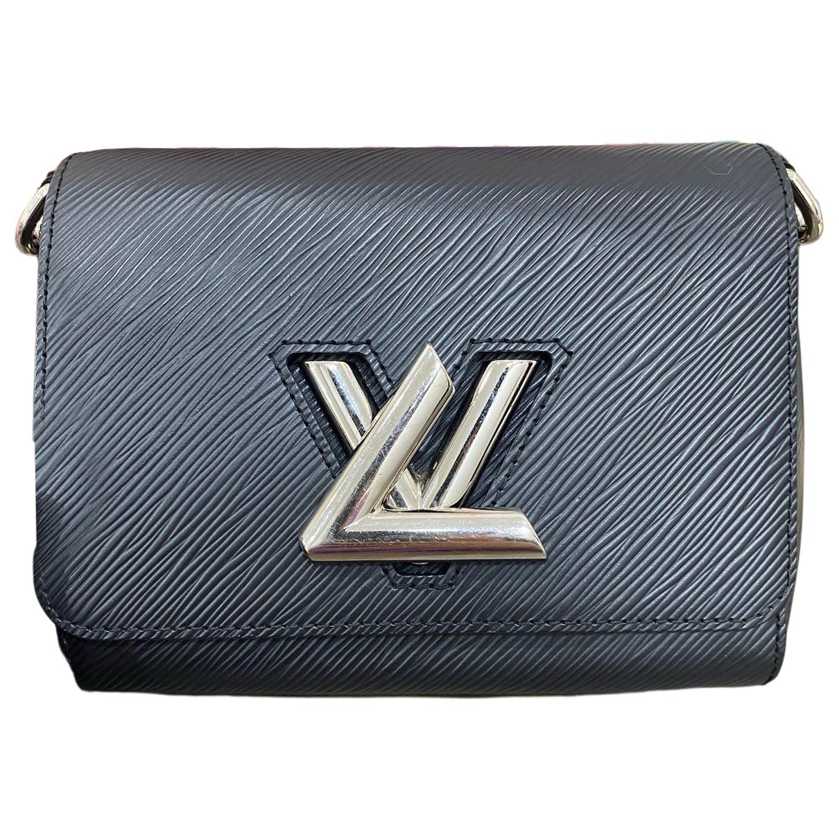 Twist leather handbag