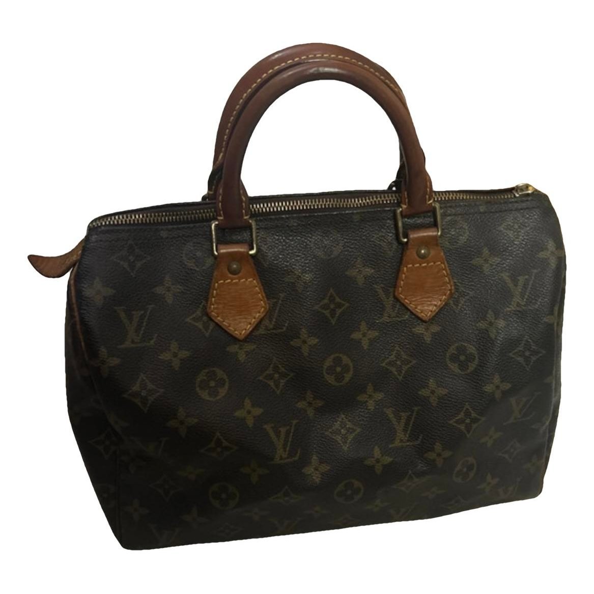 Speedy leather handbag