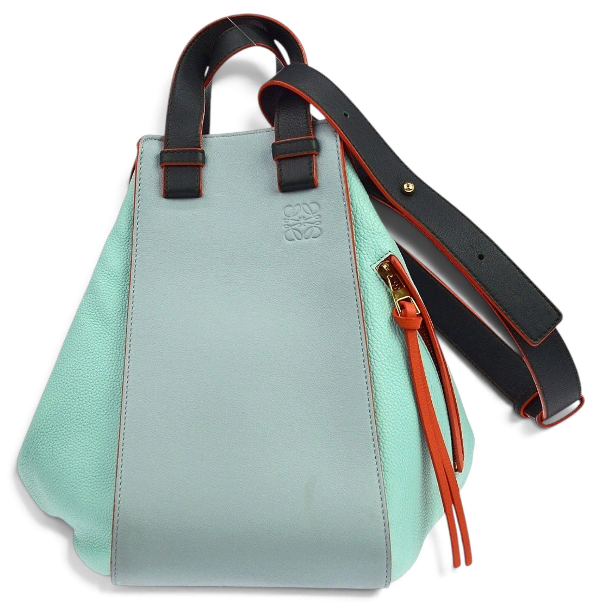 Hammock leather tote