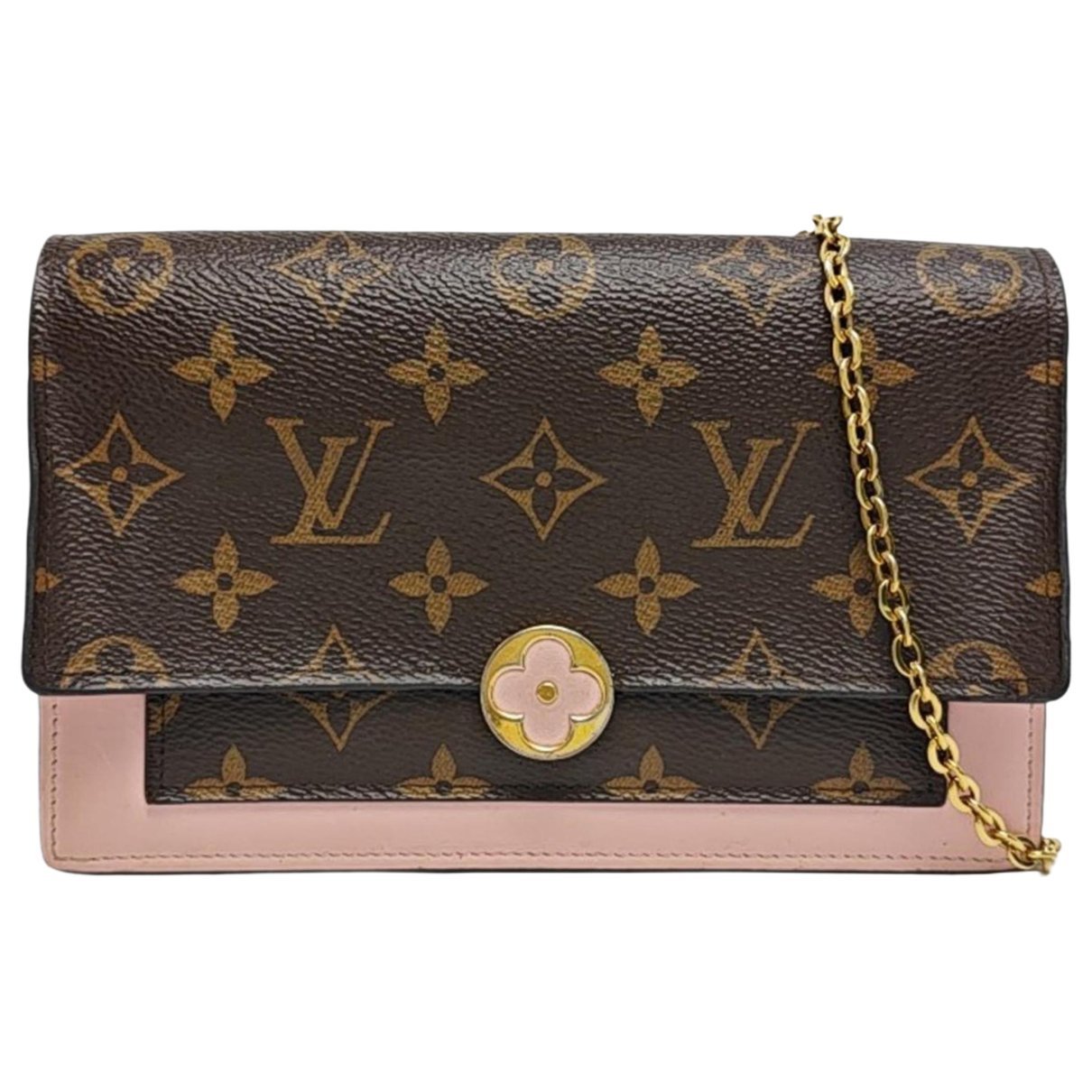 Chaîne Flore leather handbag