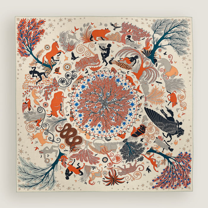 Sous Le Charme d'Orphee Shawl 140