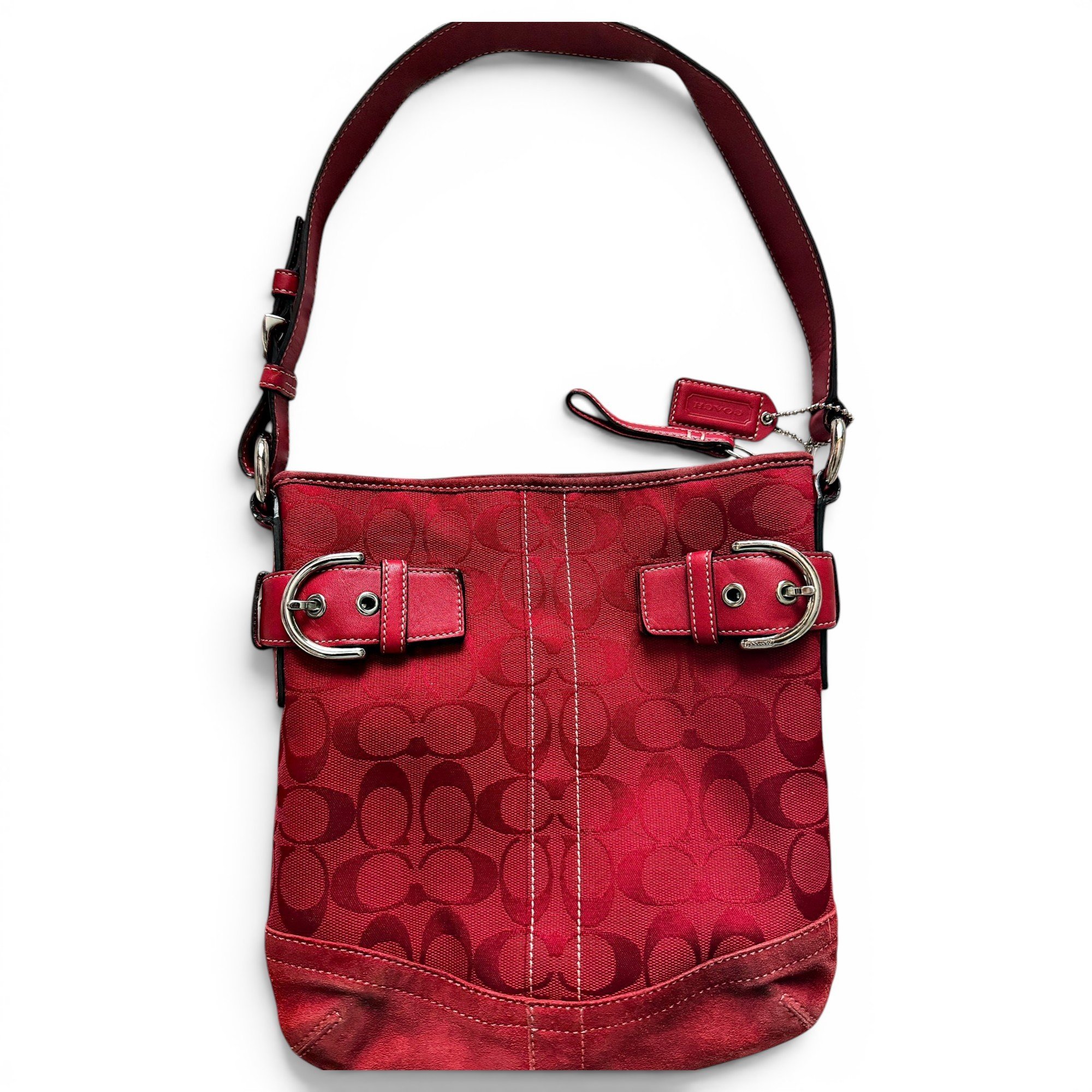 Signature Sufflette leather handbag