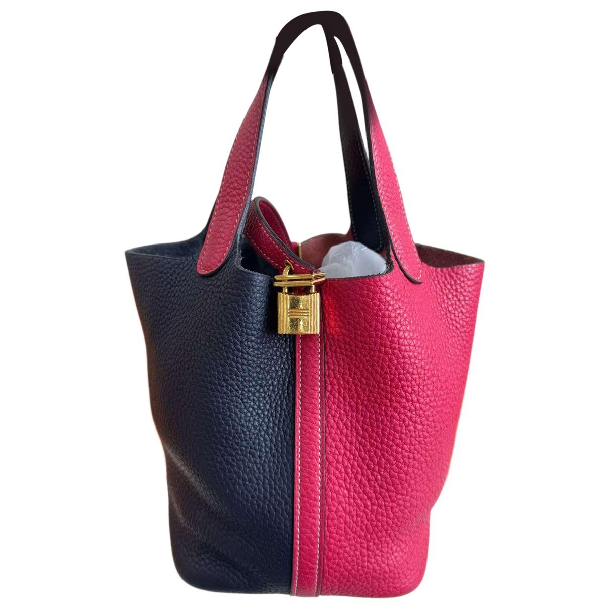 Picotin leather handbag