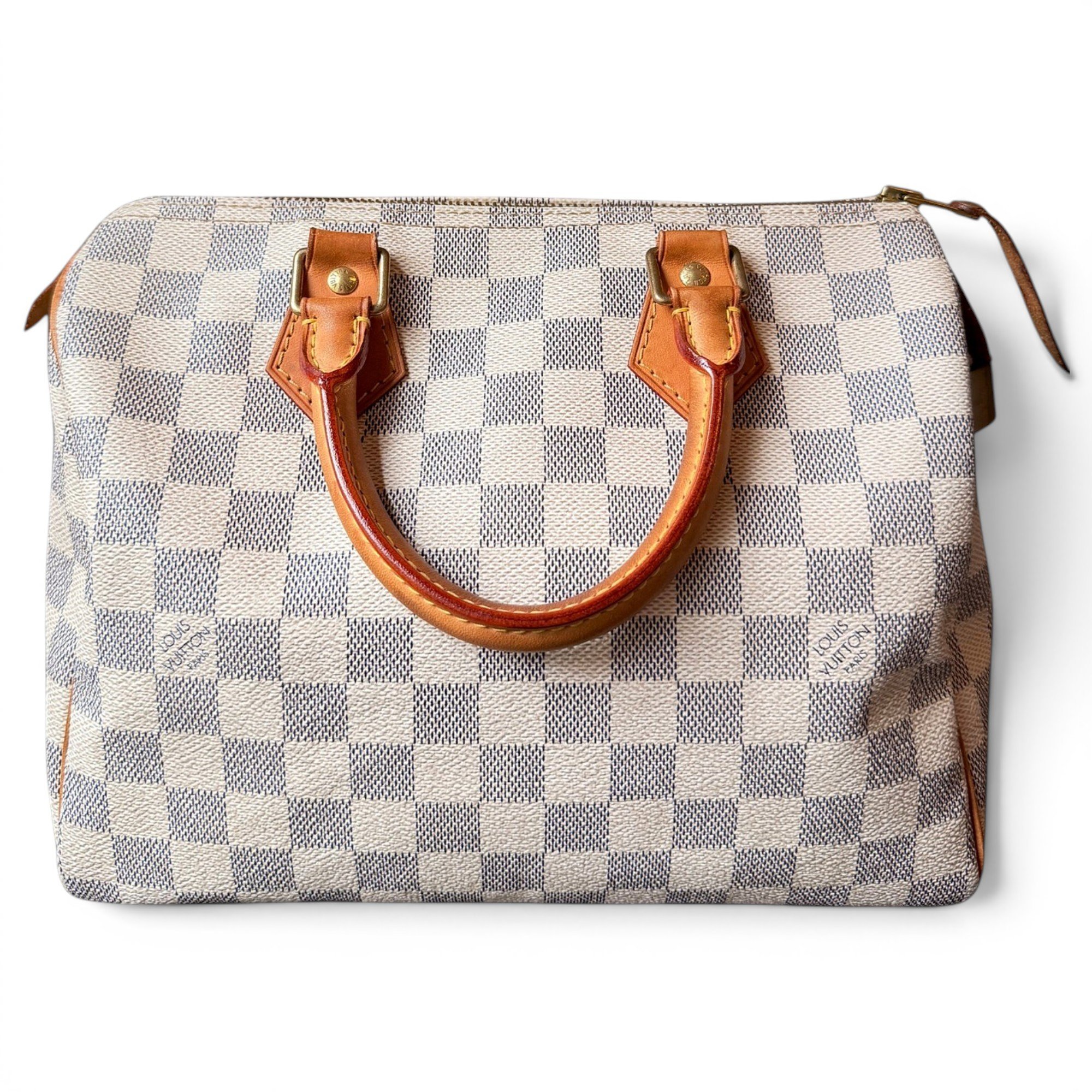 Speedy leather handbag