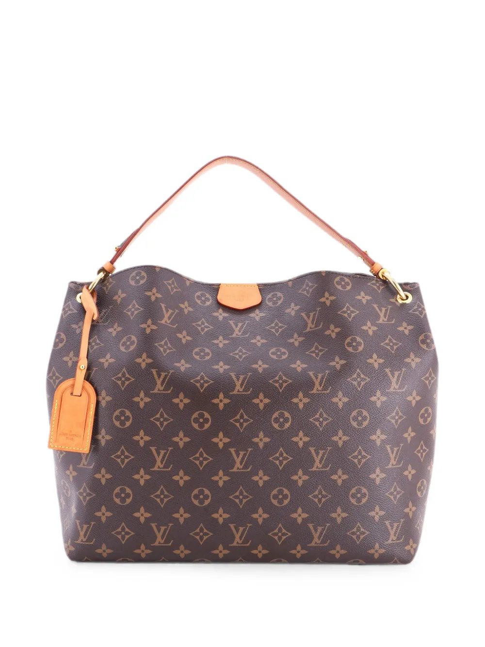 Graceful Handbag Monogram Canvas MM hobo bag