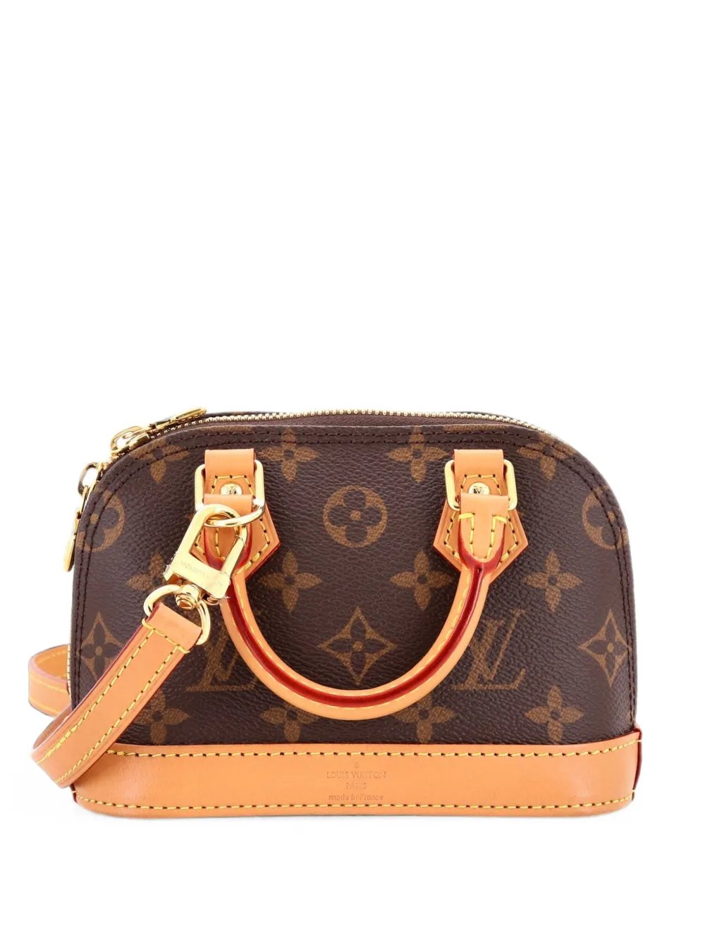 Alma Handbag Monogram Canvas Nano satchel