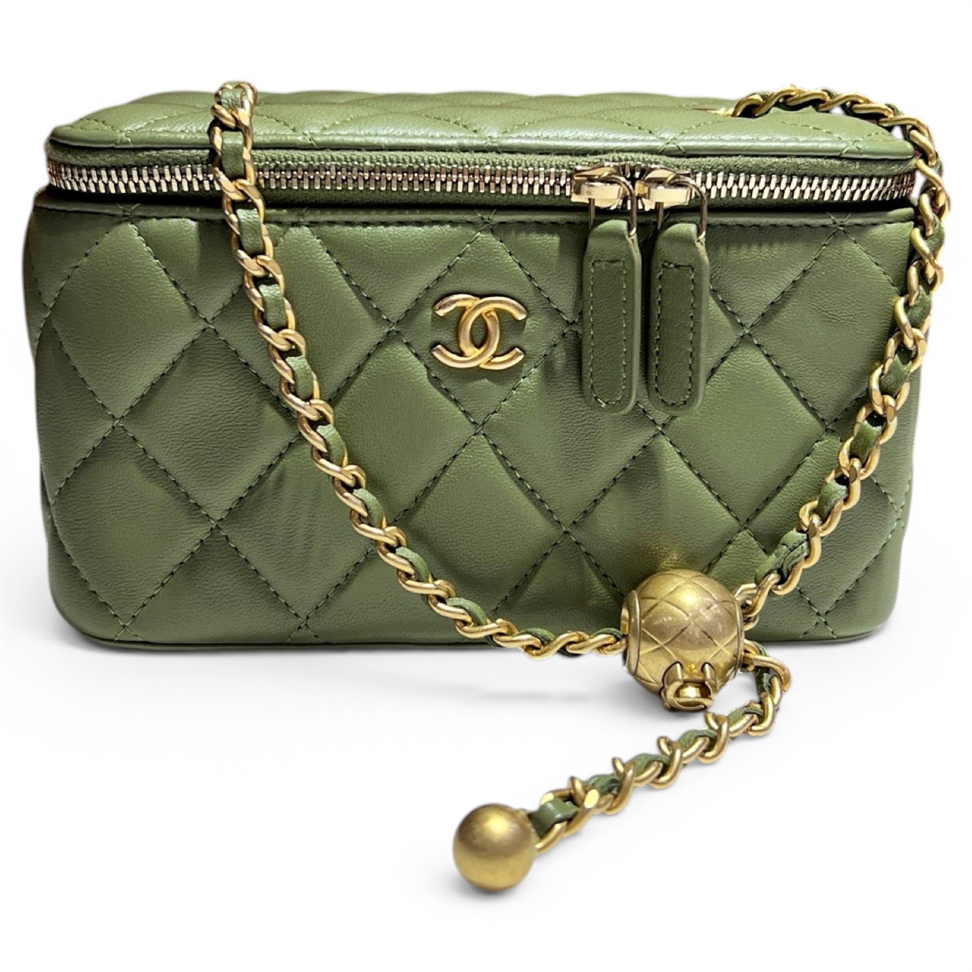 Vanity leather mini bag