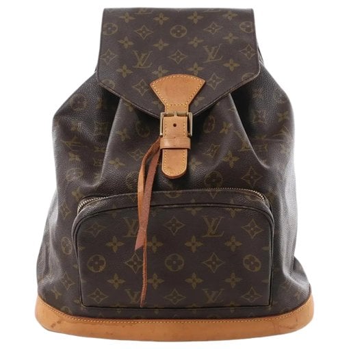 Montsouris leather backpack