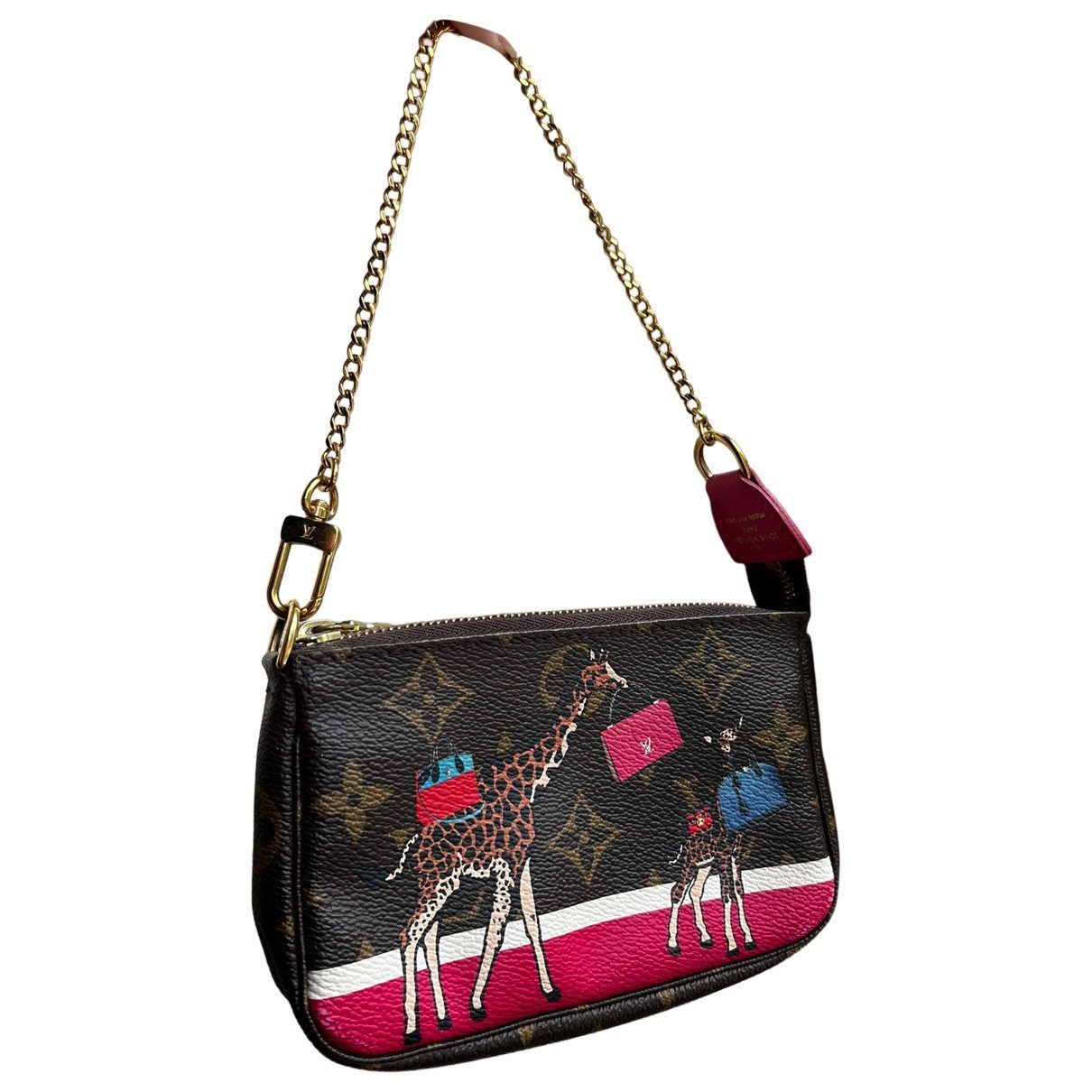 Pochette Accessoire leather handbag