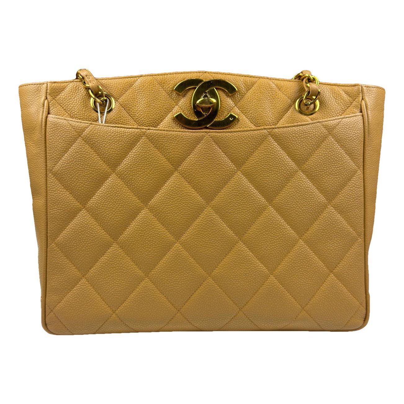 Leather tote