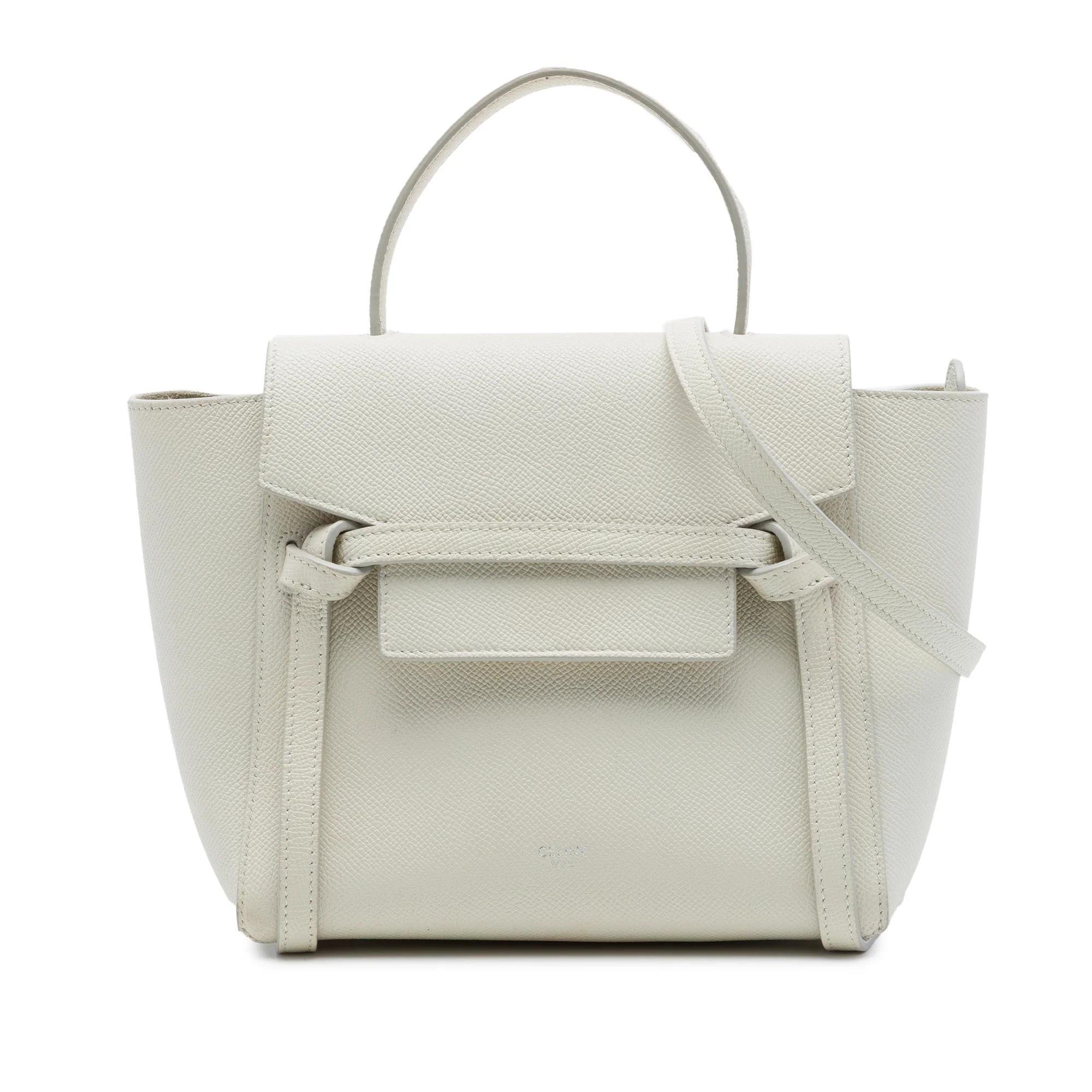 Belt pony-style calfskin handbag