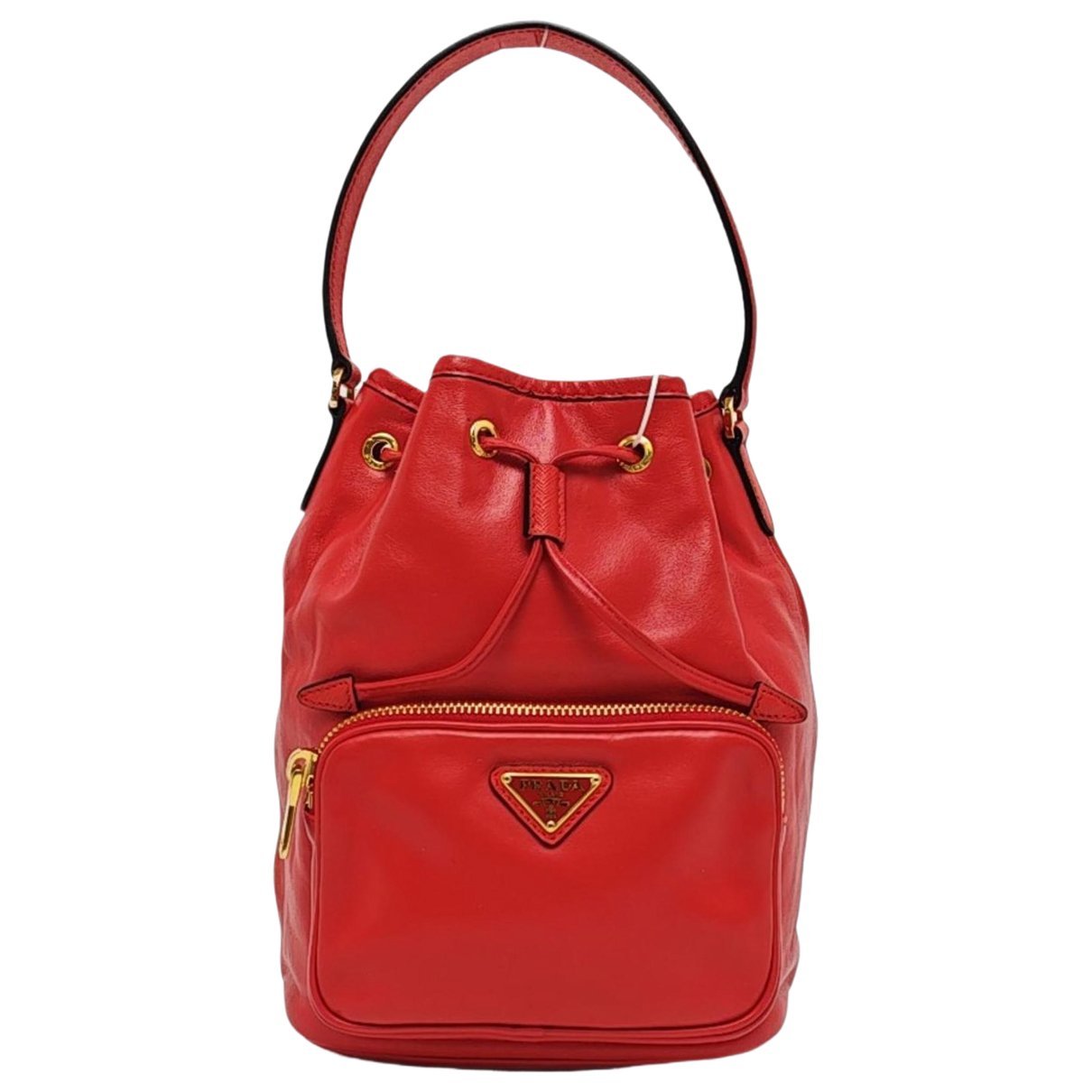 Duet leather handbag