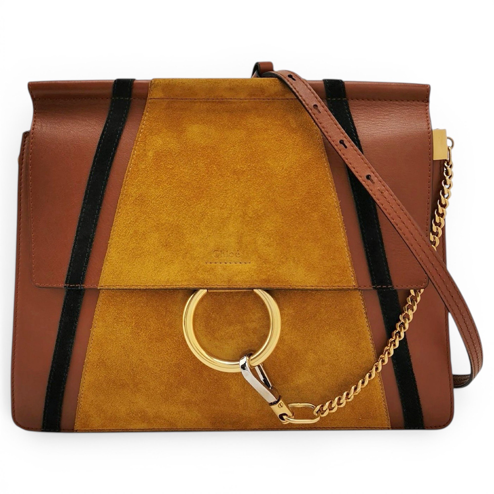 Faye leather handbag