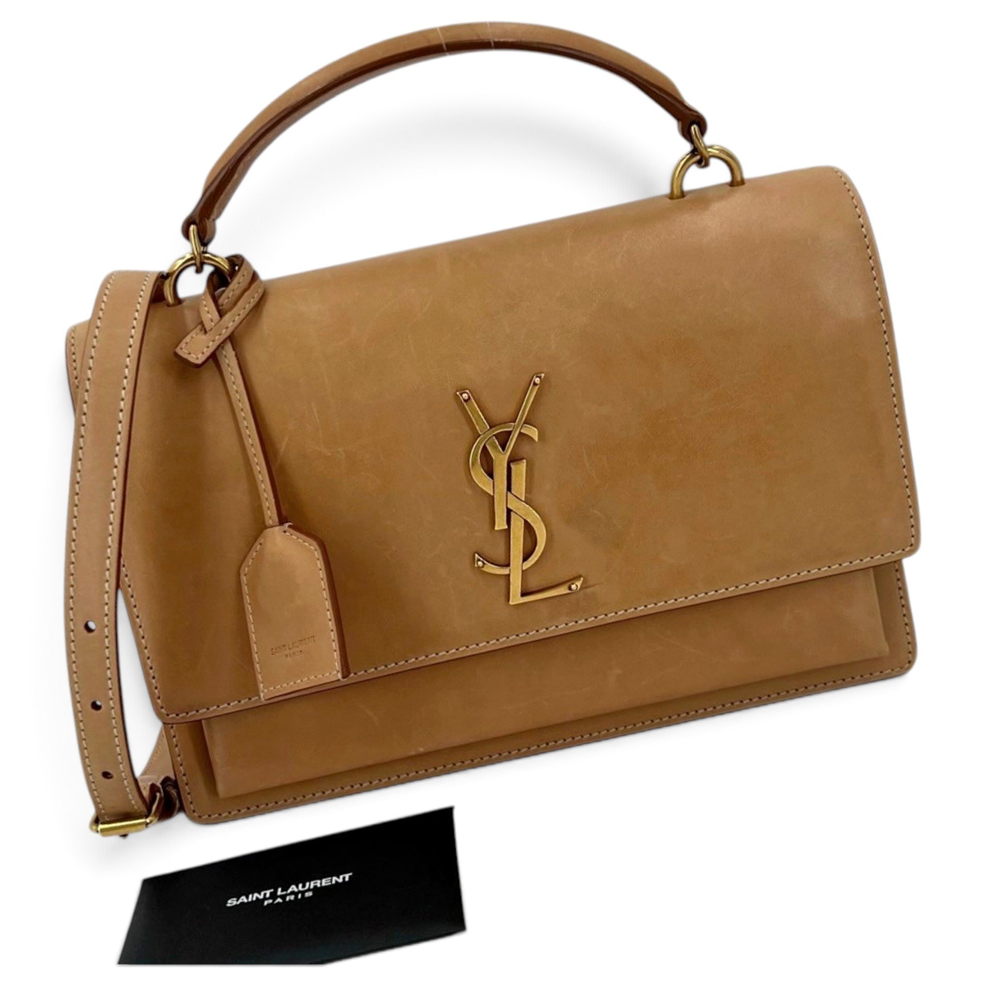 Sunset leather handbag