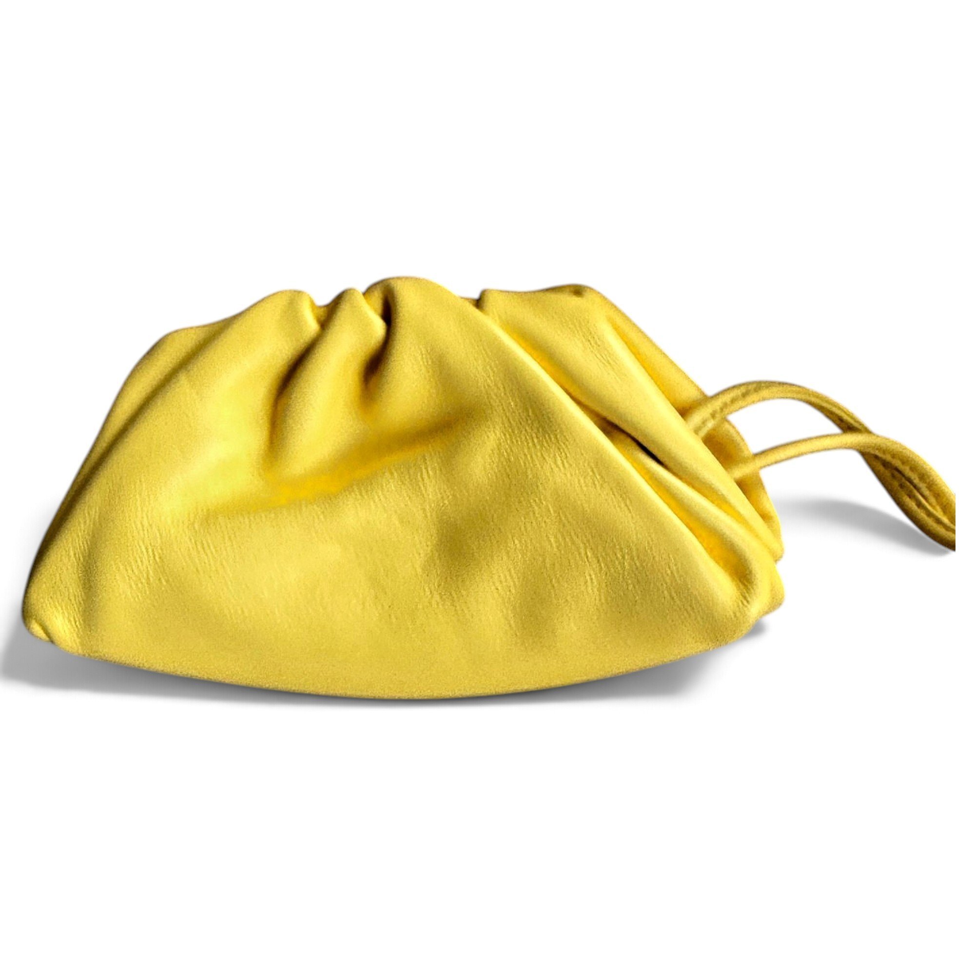 Pouch leather mini bag