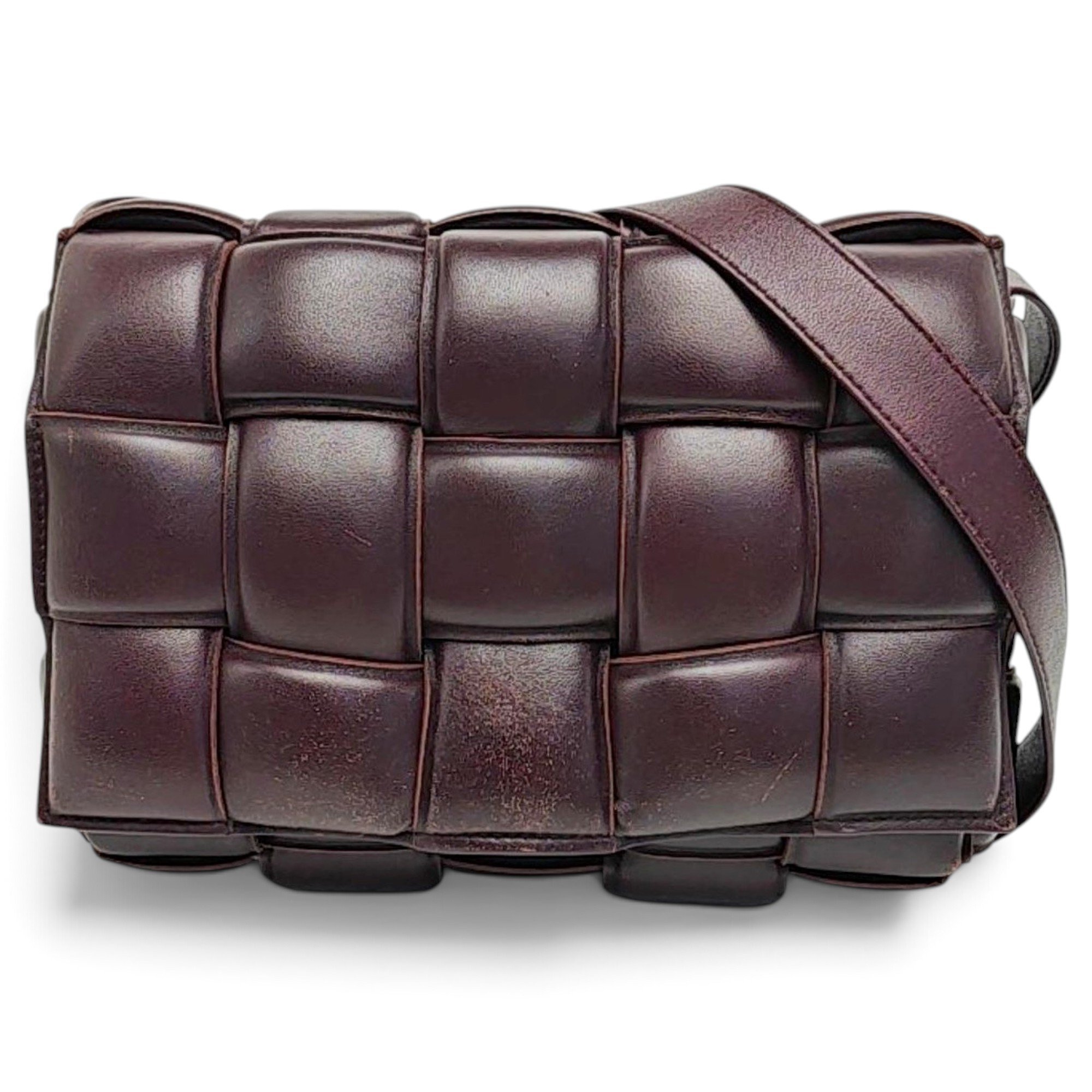 Cassette Padded leather crossbody bag