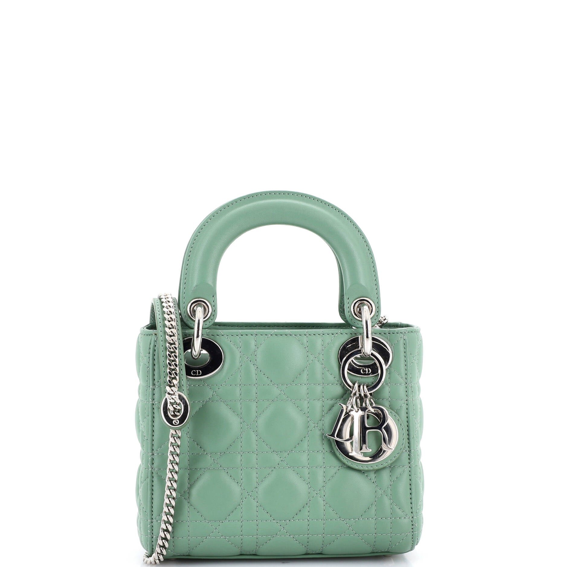 Lady Dior Chain Bag Cannage Quilt Lambskin Mini