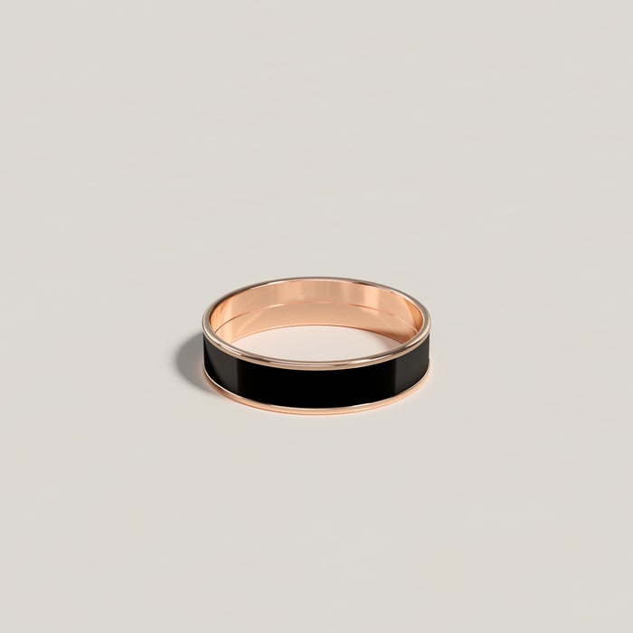 Noir Uni Ring, Small Model