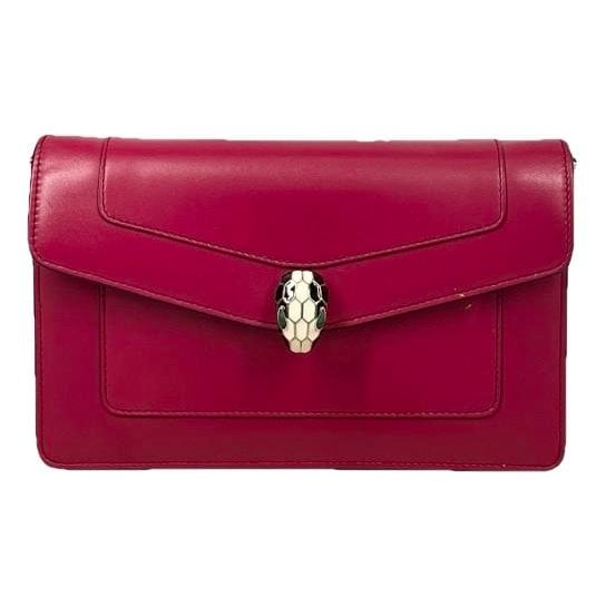 Serpenti leather handbag