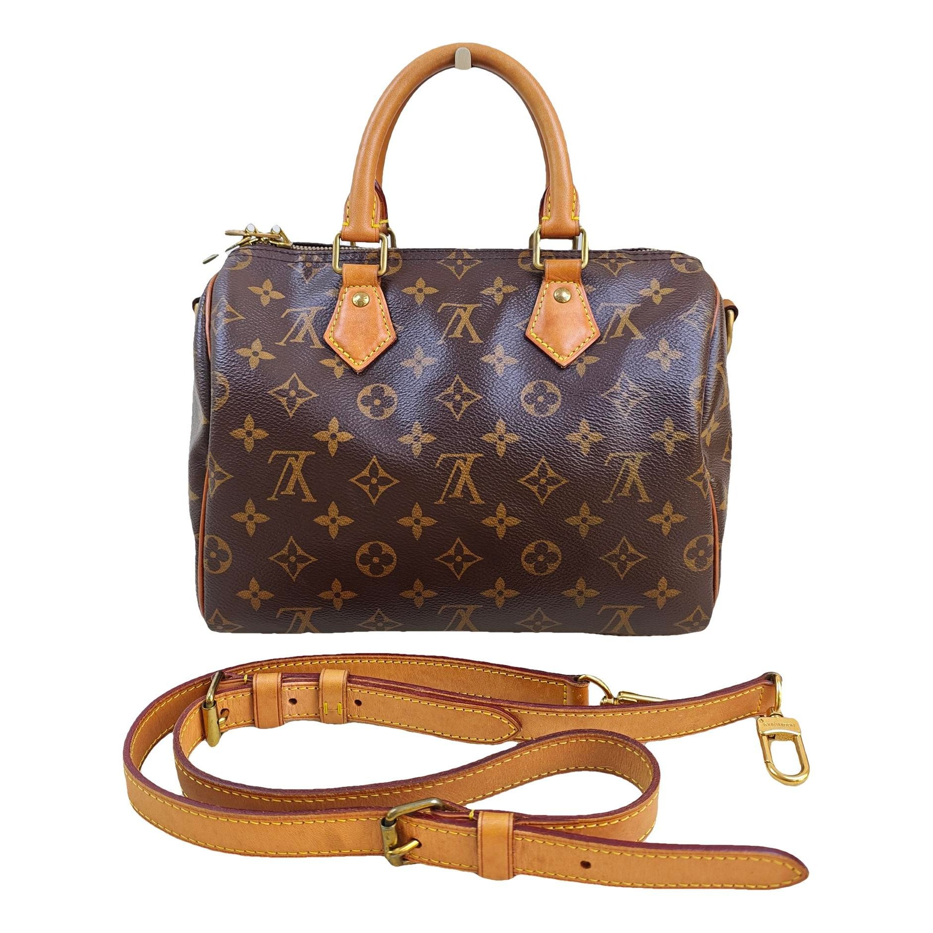 Speedy leather handbag