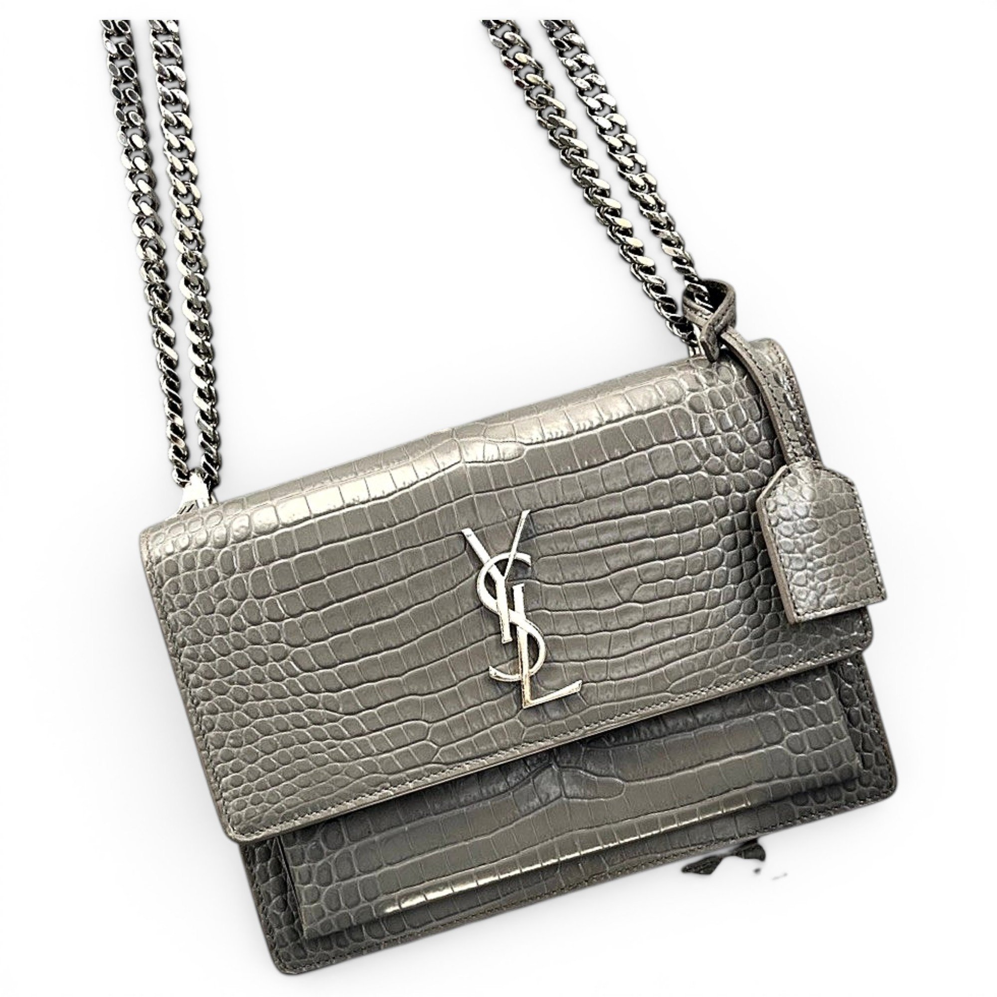 Sunset leather handbag