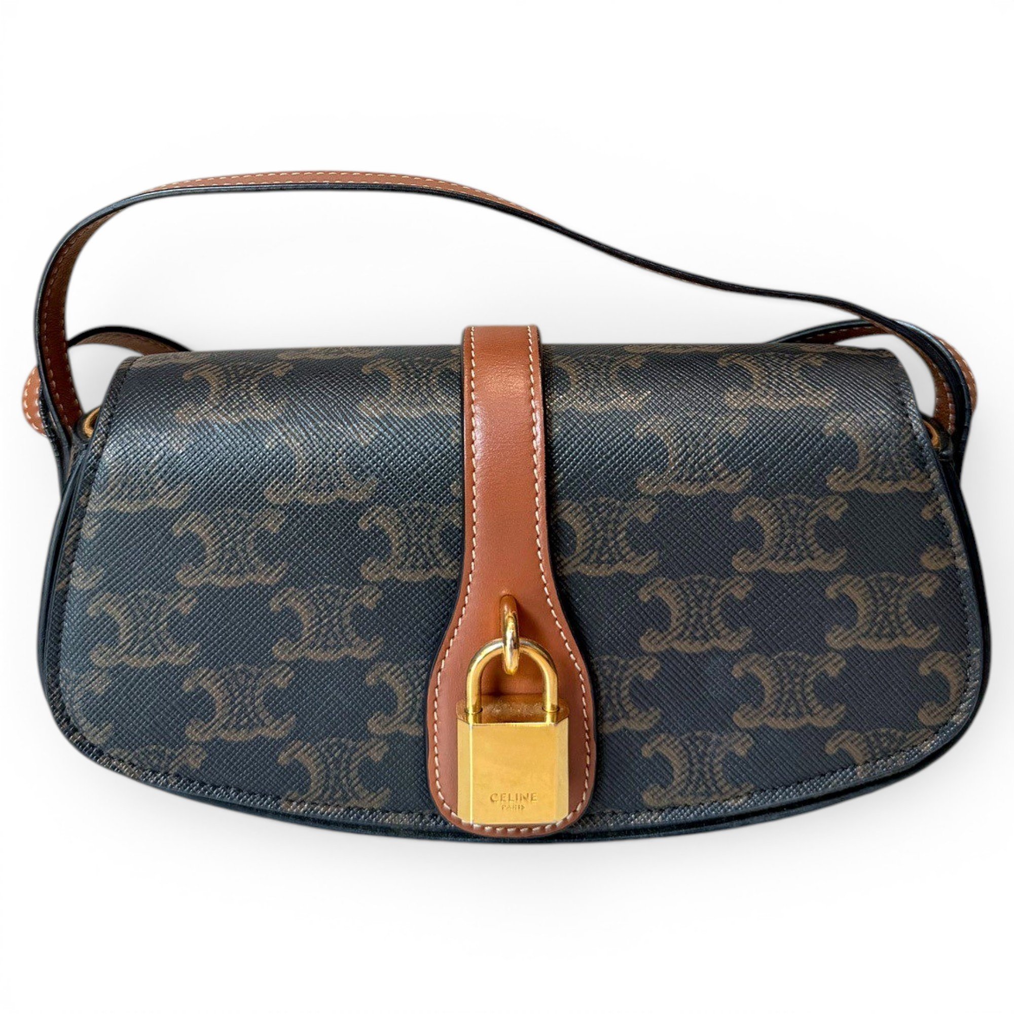 Tabou leather handbag