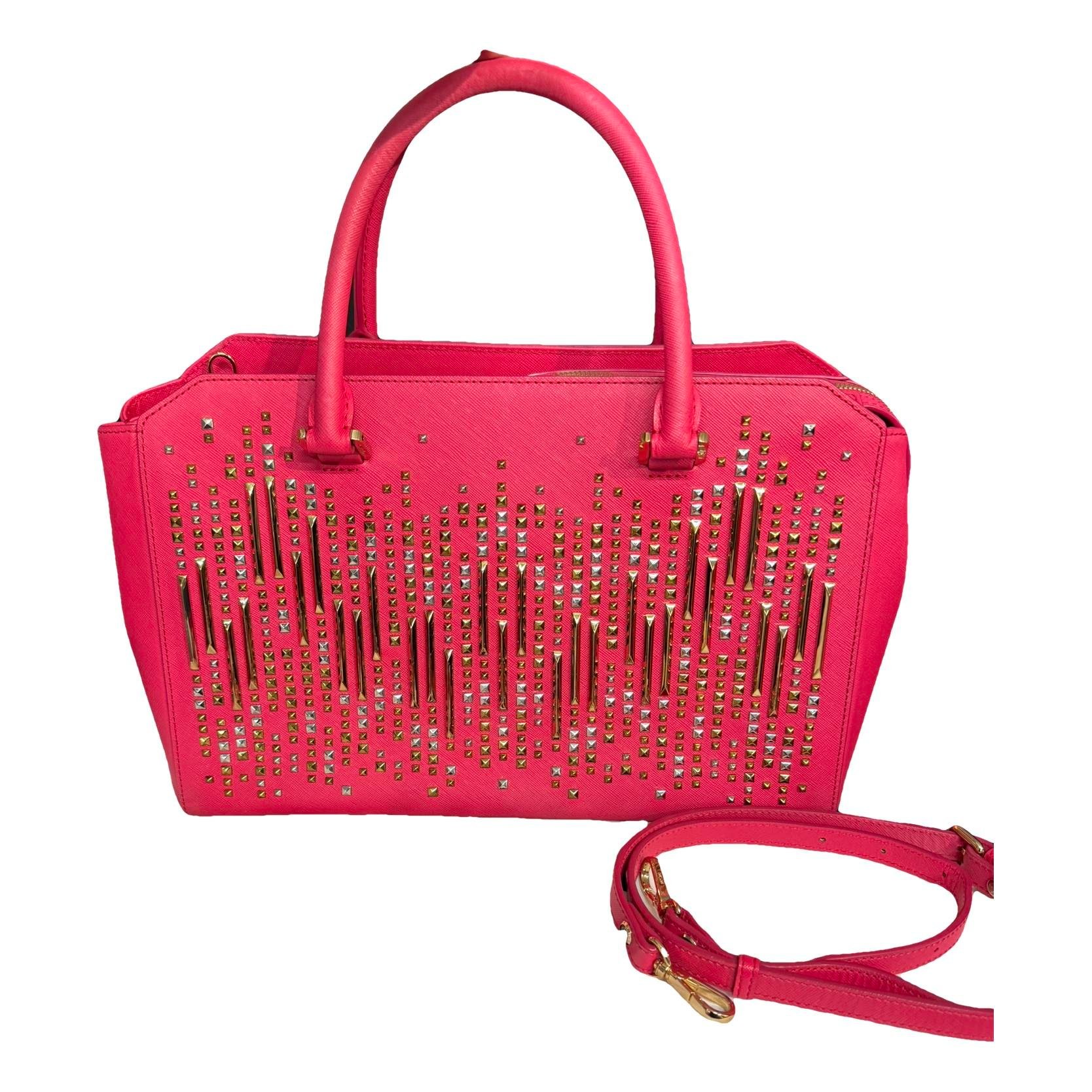 Milla leather satchel