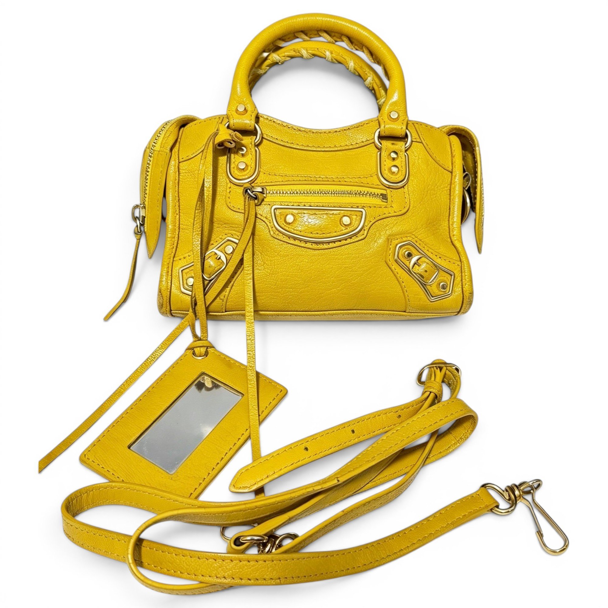 Leather handbag