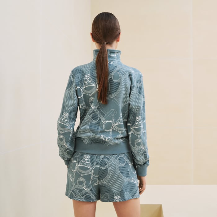 北極藍 "Eperon d'Or Bandana"運動衫