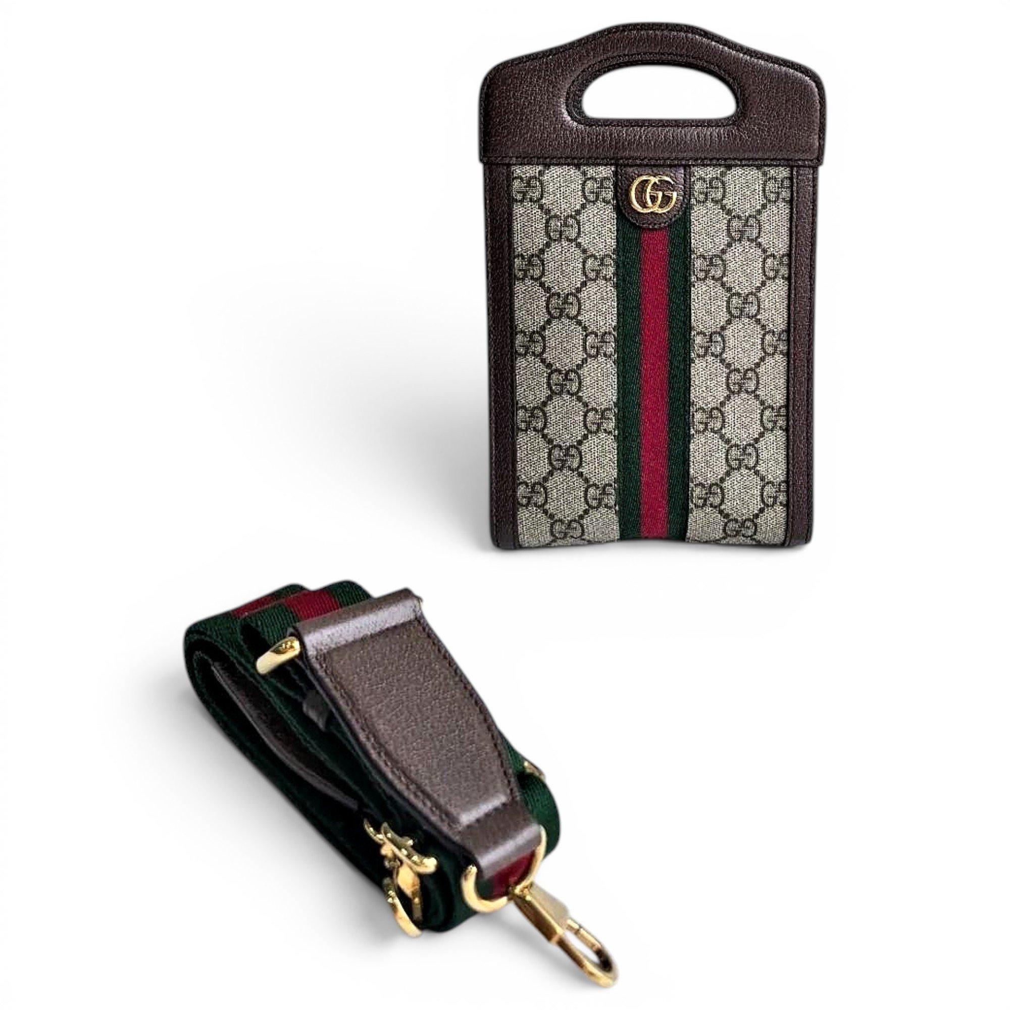 Ophidia leather handbag