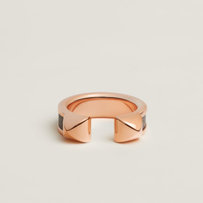 Étoupe Athena Double Stud Ring