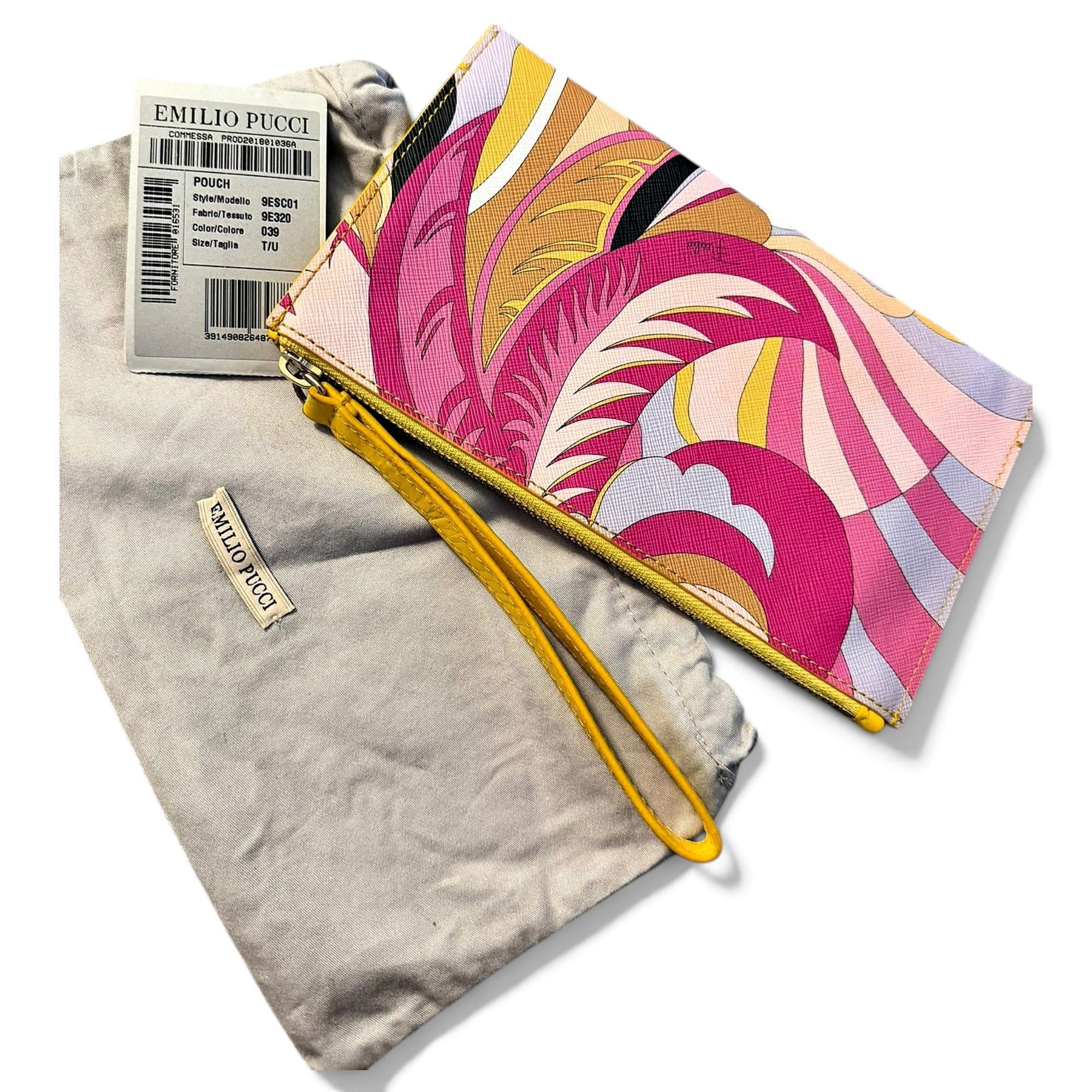 Emilio Pucci Leather clutch bag