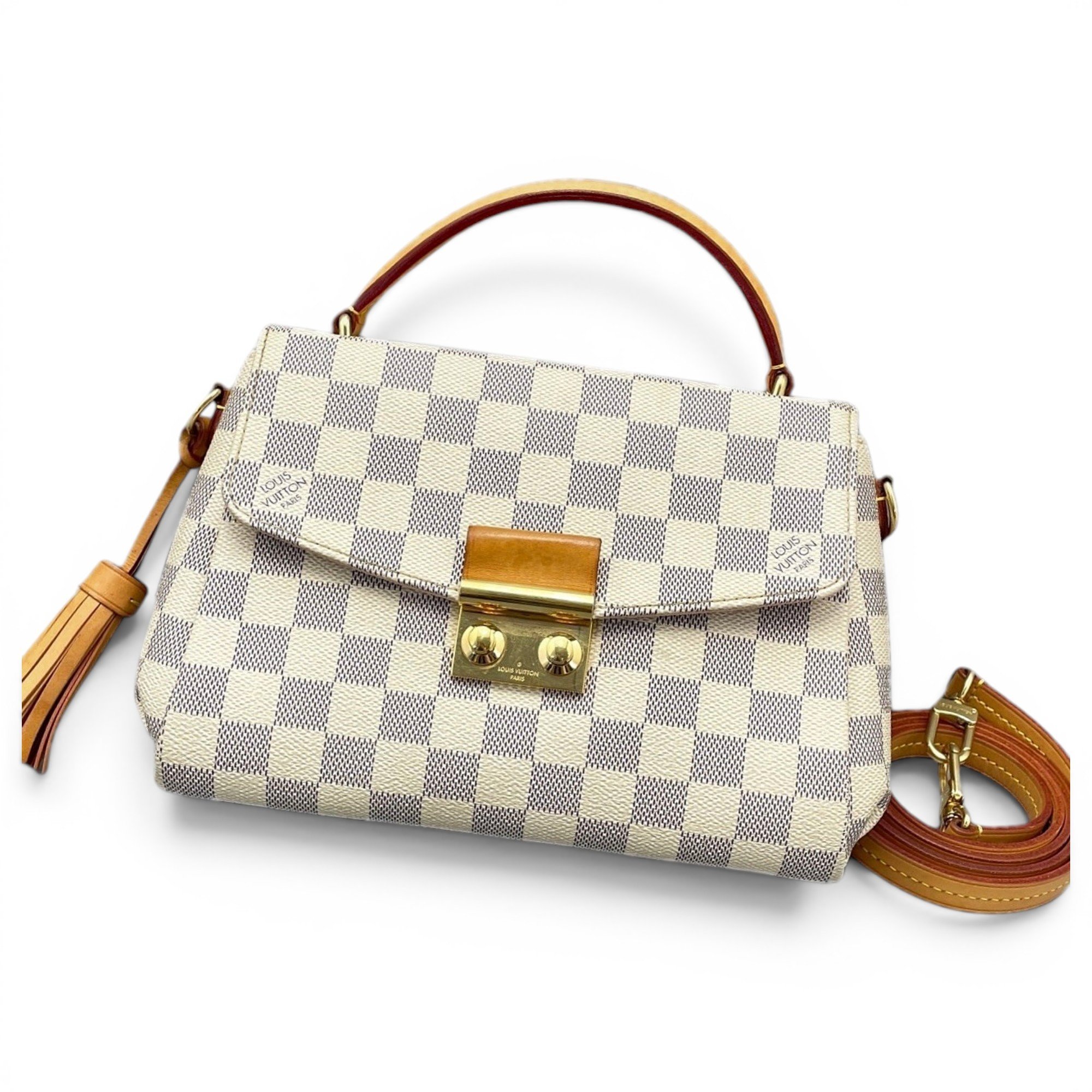 Croisette leather handbag