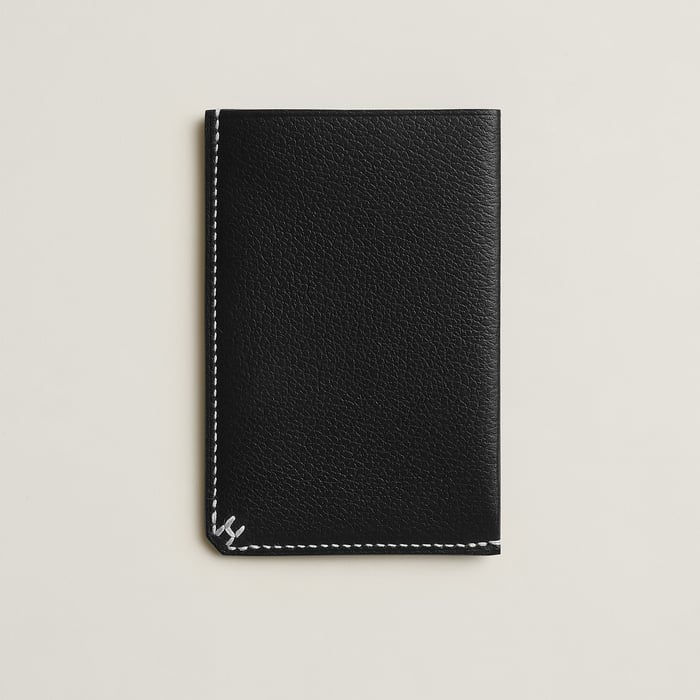 Noir H Sellier Card Holder