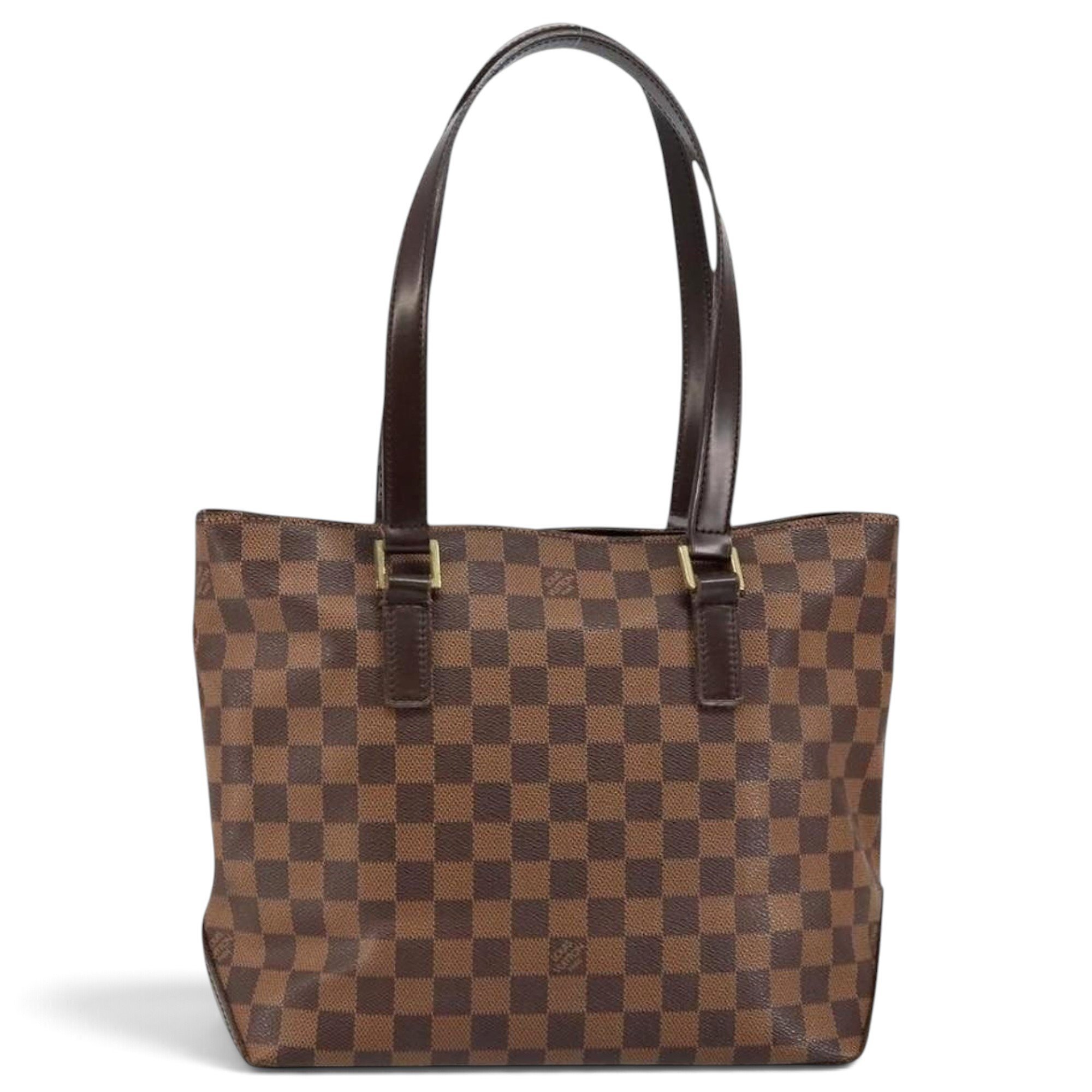 Piano leather tote