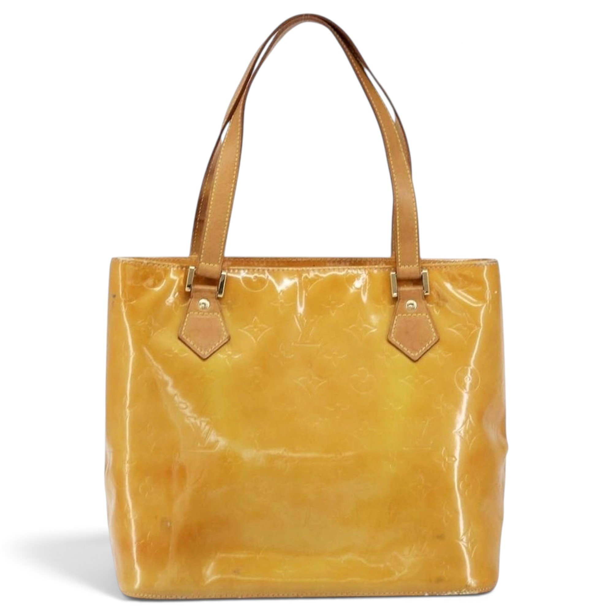 Houston patent leather handbag