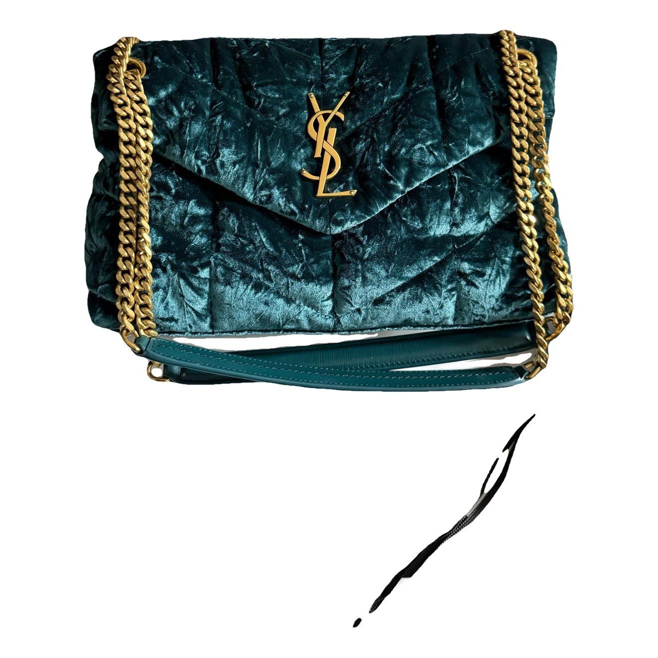 Loulou Puffer velvet handbag