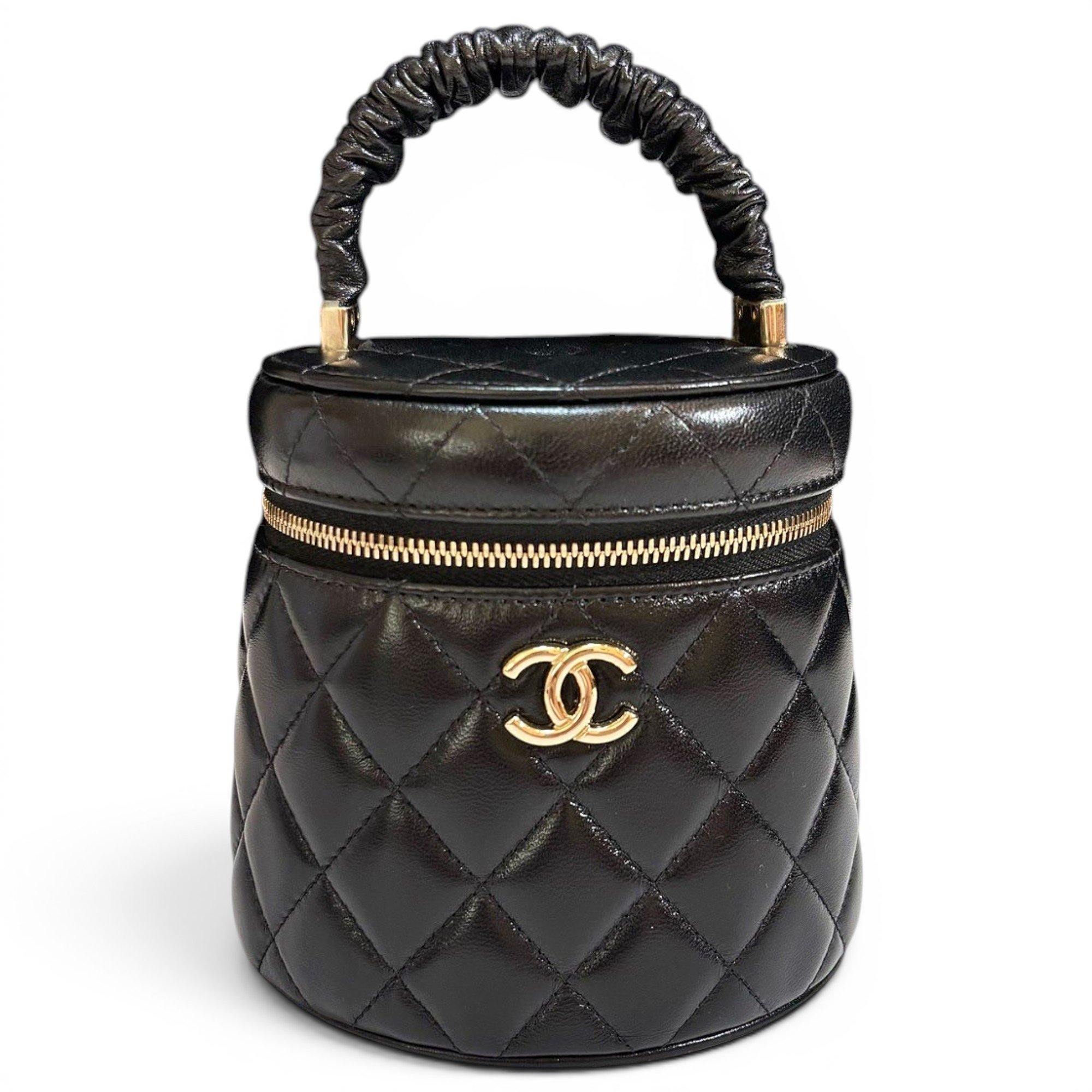 Trendy CC Vanity leather handbag