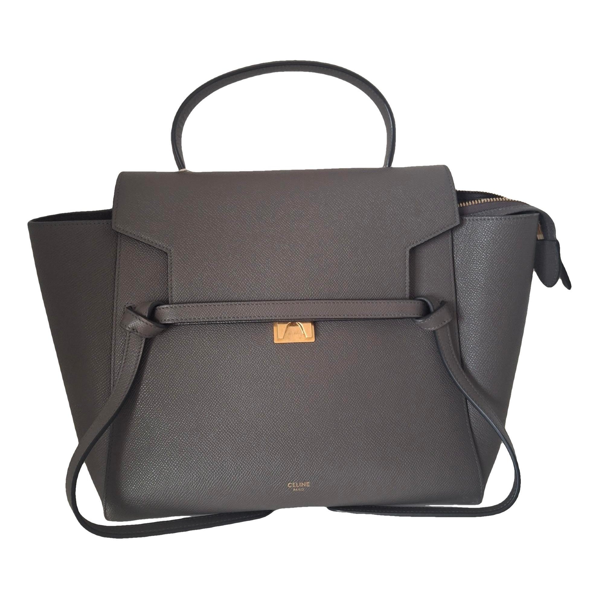 Belt leather handbag