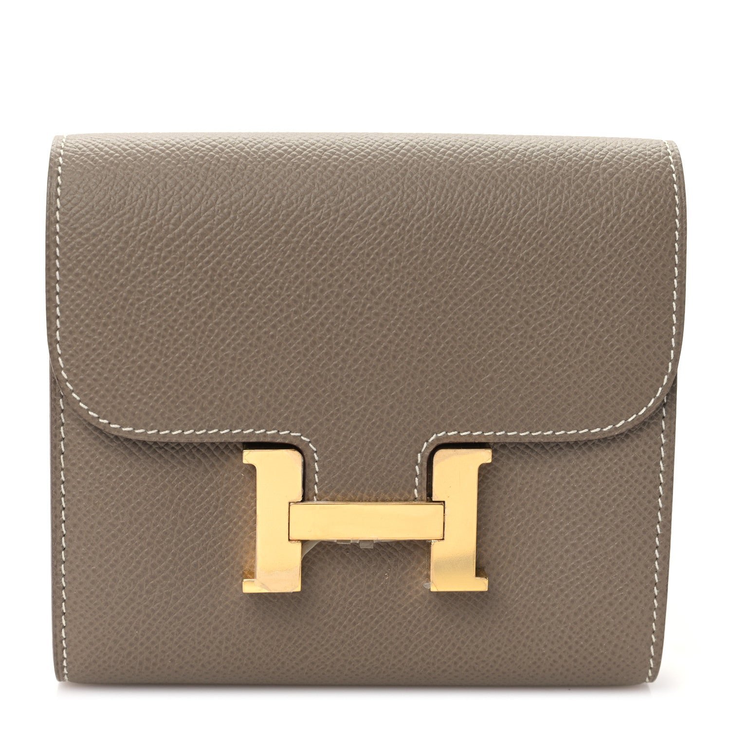 Hermes Epsom Constance Short Wallet Etoupe