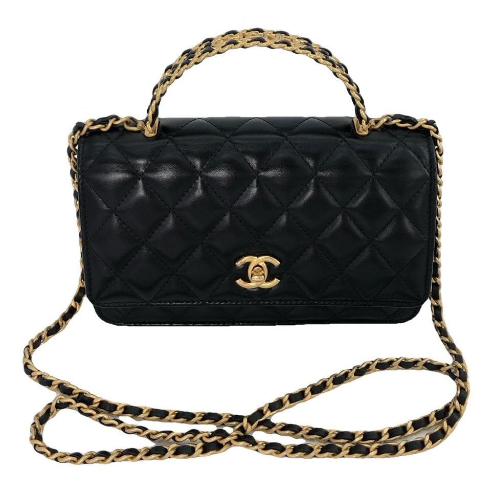 Wallet On Chain Timeless/Classique leather crossbody bag