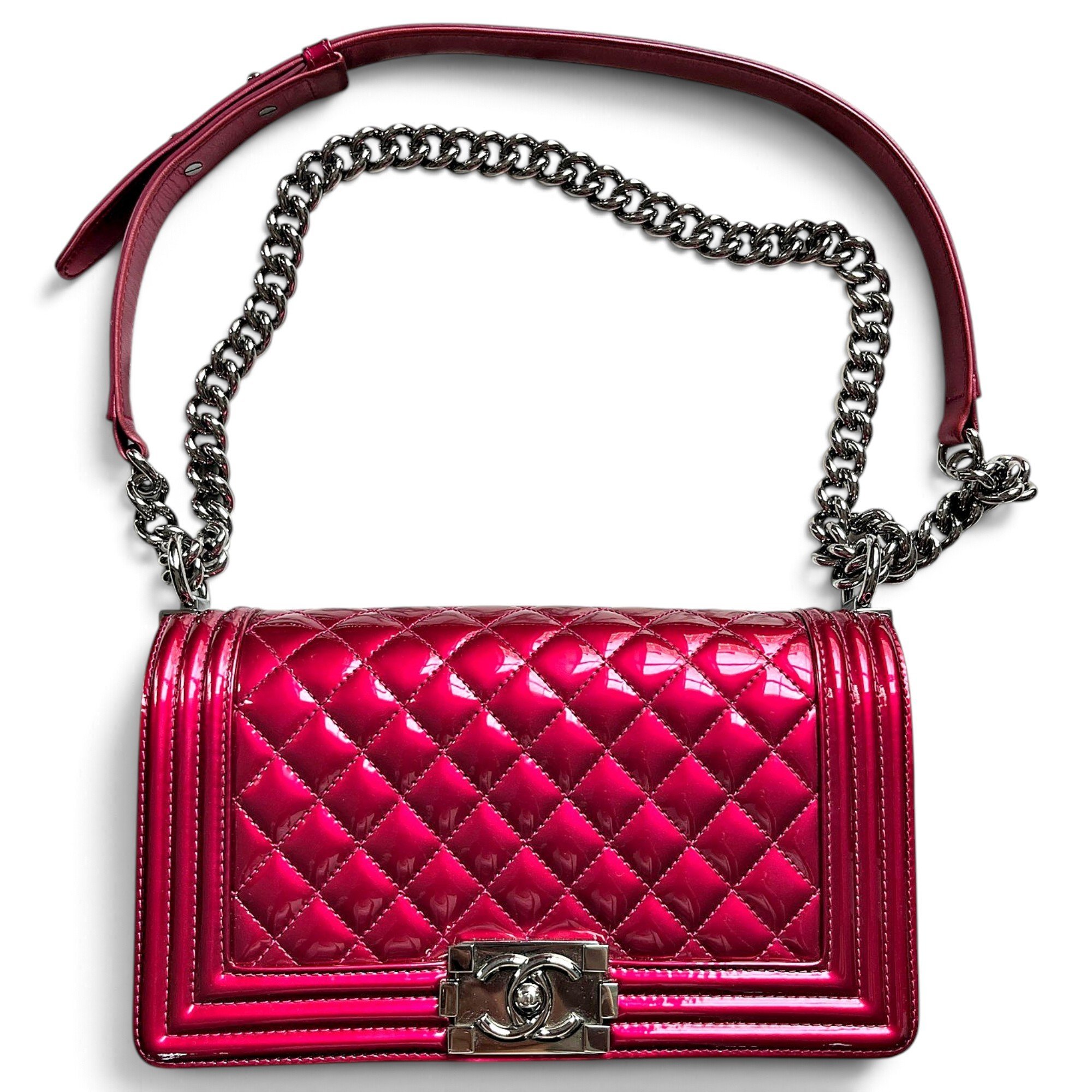 Boy patent leather handbag