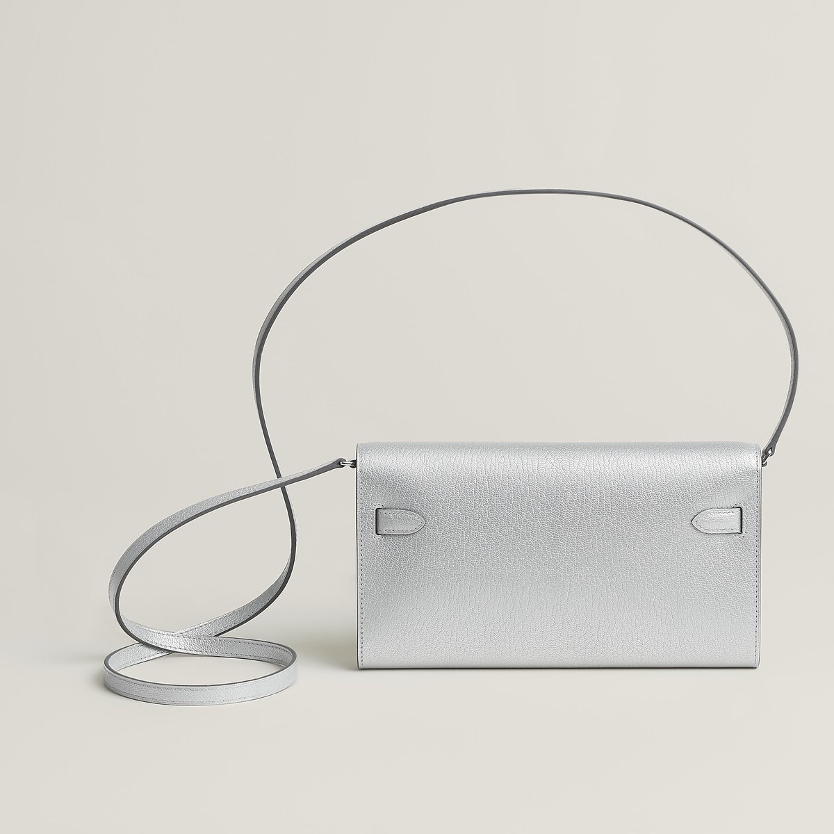 Silver Kelly Classique to Go Wallet