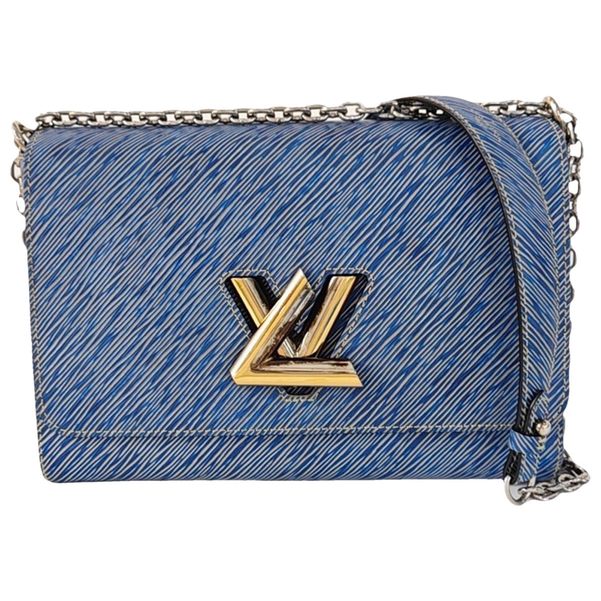 Twist leather handbag