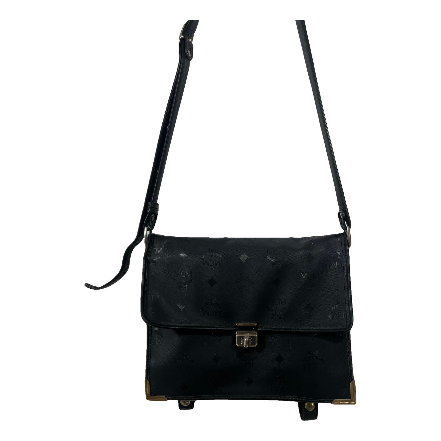Vinyl crossbody bag