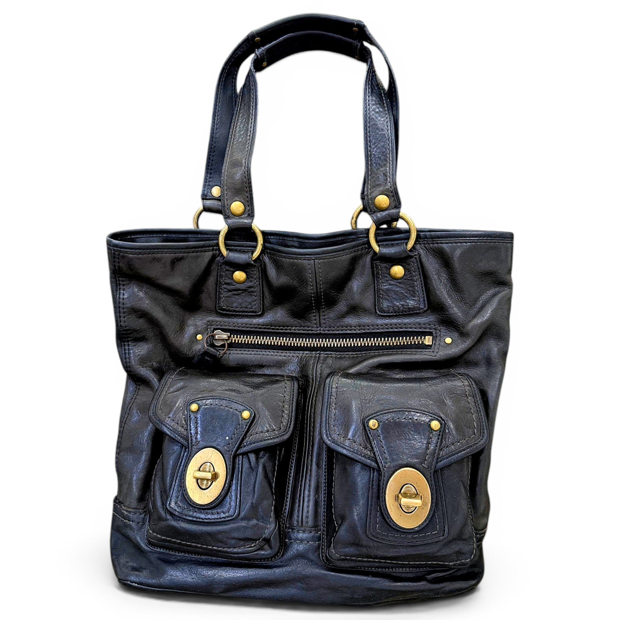 Leather handbag