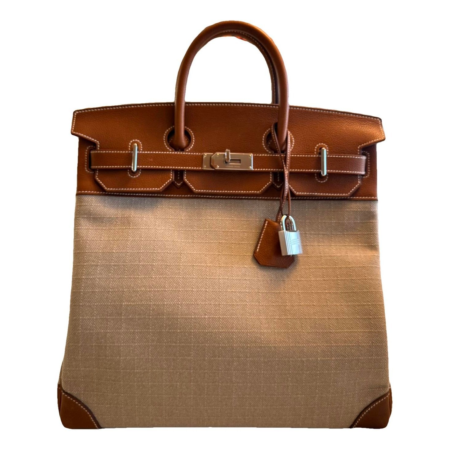 Haut à Courroies leather handbag