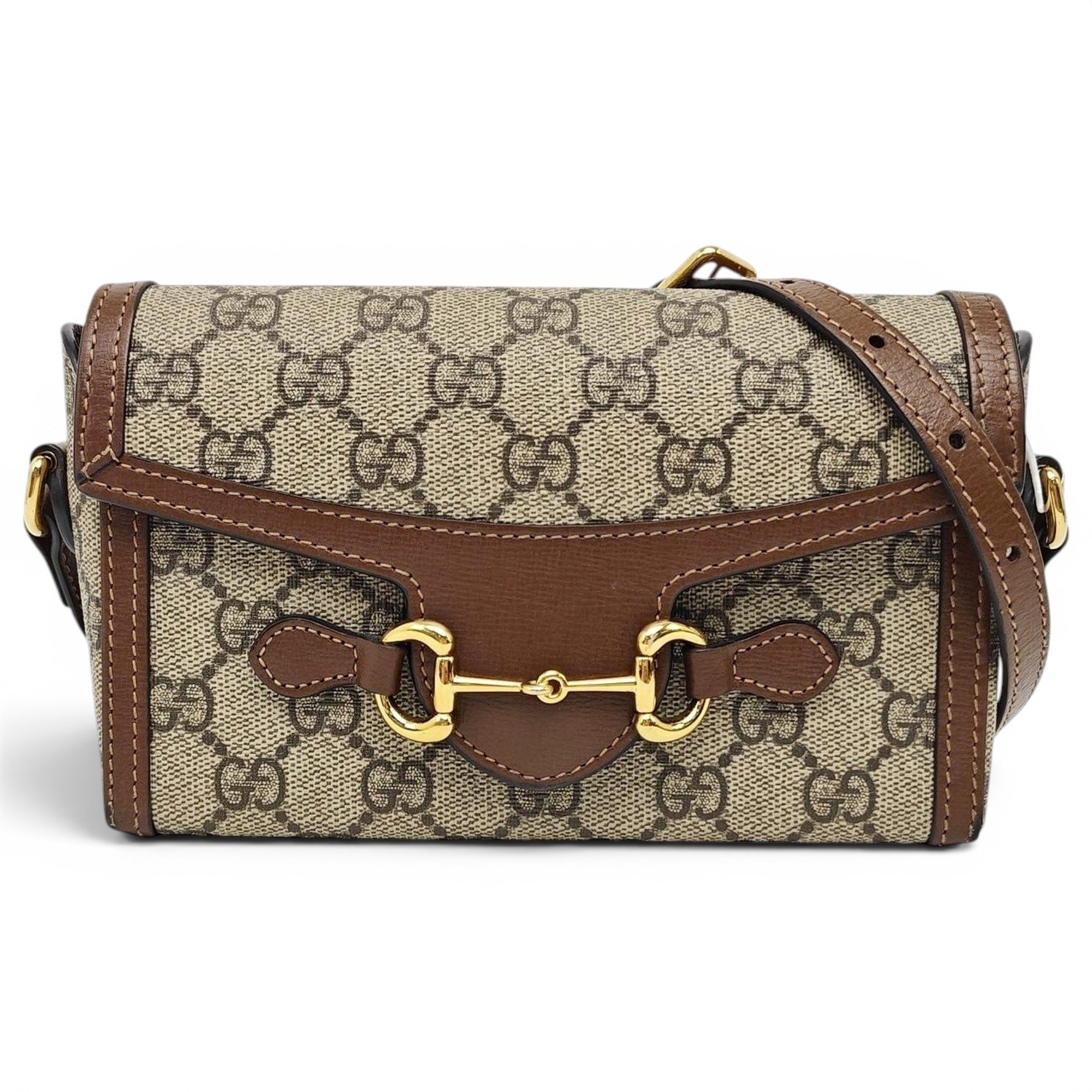 Handle Horsebit 1955 leather handbag