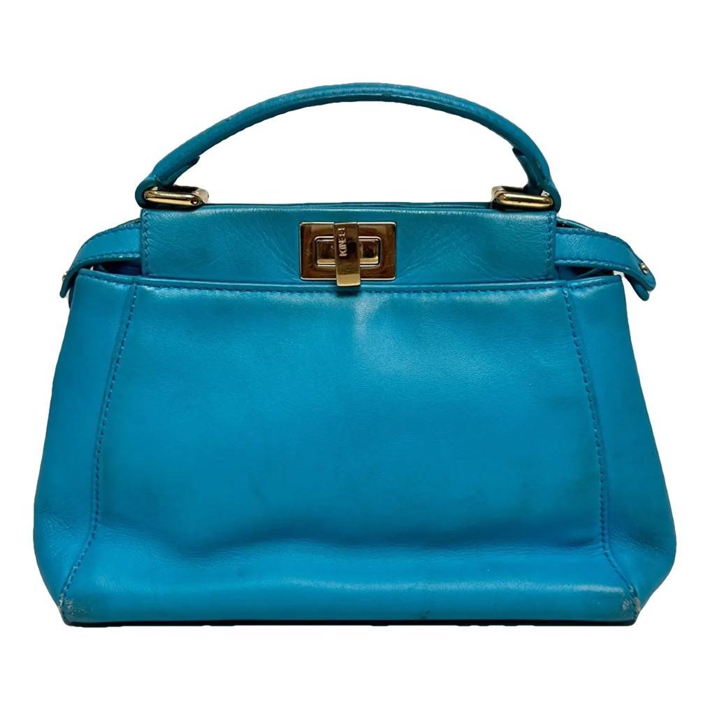 Peekaboo leather crossbody bag